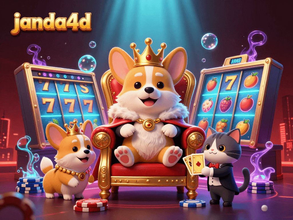 janda4d merayakan kesenangan bermain slot dengan elemen kasino yang dinamis dan warna cerah.