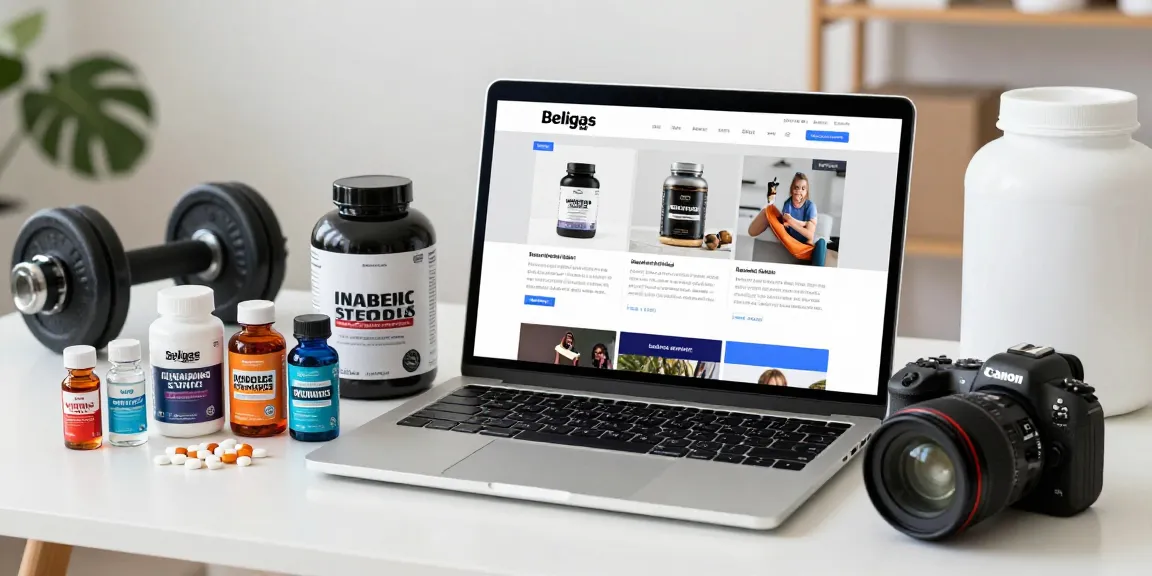 Beligas Shop offers authentic anabolic steroids in a vibrant online shopping scene showcasing product range and customer engagement.