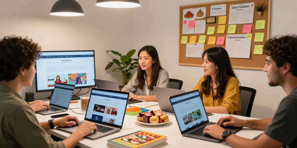 Interactive content creation session at https://hanadultalk.com showcasing Asian culture in Spanish.