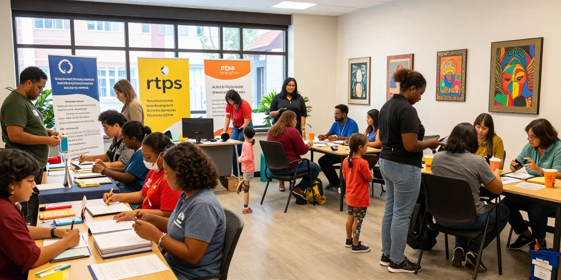 Dynamic community engagement showcasing rtps 4 the only free public services in action.