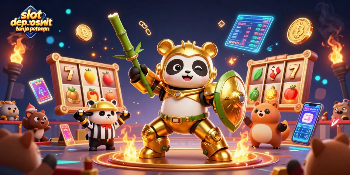 Bermain slot deposit pulsa tanpa potongan dengan tema menarik dalam gambaran 3D kaya warna dan detail.