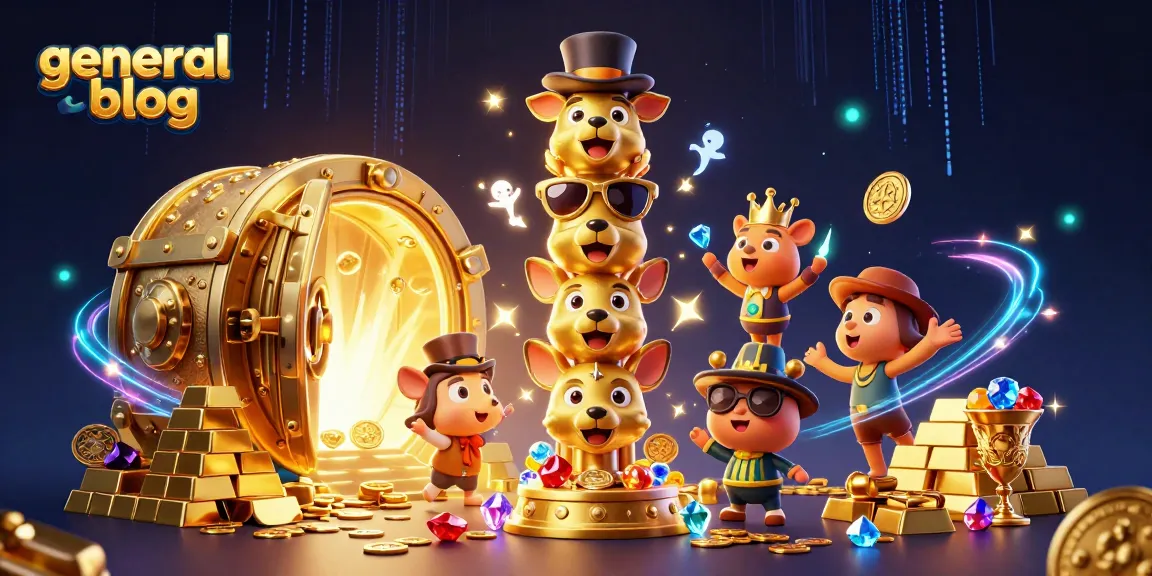 Spin the reels of fortune featured in an ultra-detailed general blog 3D casino scene filled with treasures.