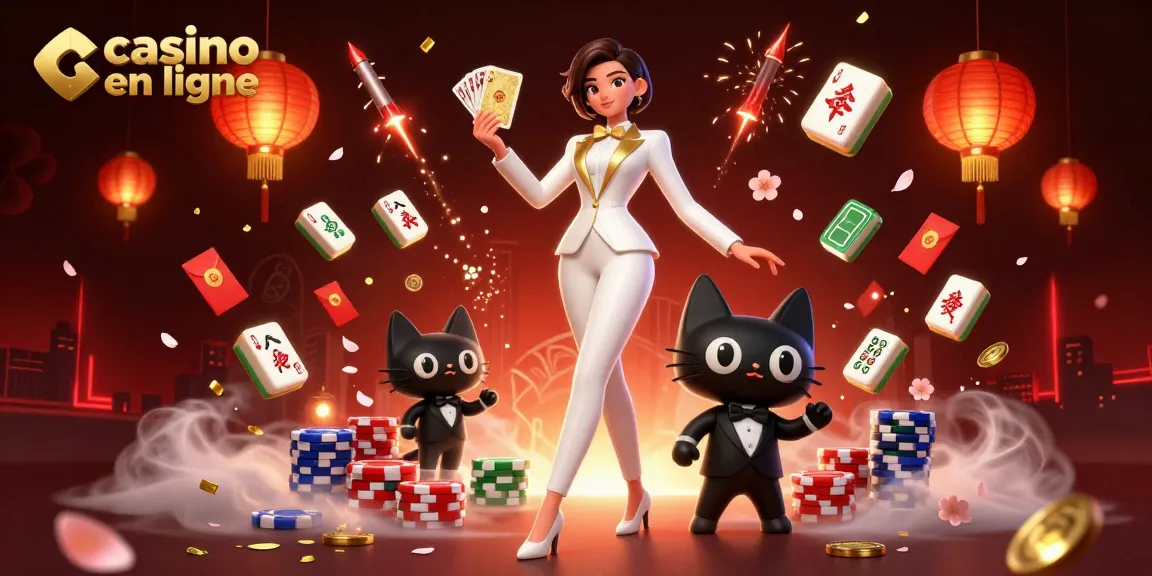 Vivez des jeux palpitants au casino en ligne avec des personnages glamour et des éléments de casino vibrants.