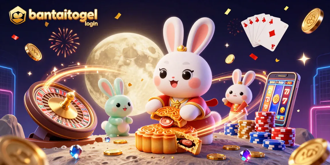 Experience exciting wins with bantaitogel login in this dynamic 3D illustration showcasing thrilling casino elements.