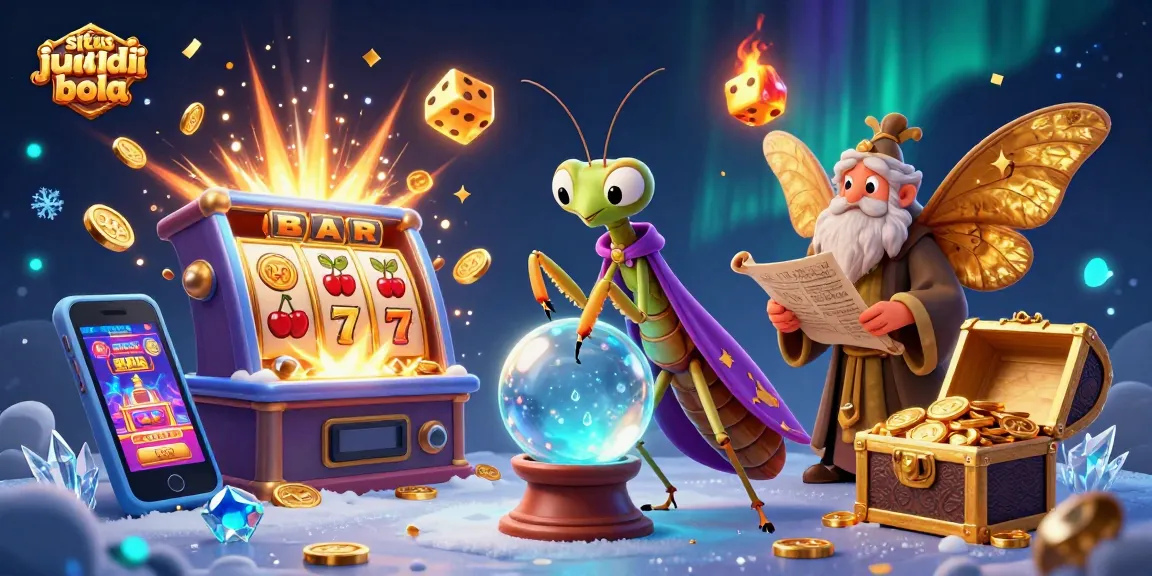 Experience the thrill of situs judi bola with an enchanting 3D illustration showcasing sports betting elements.