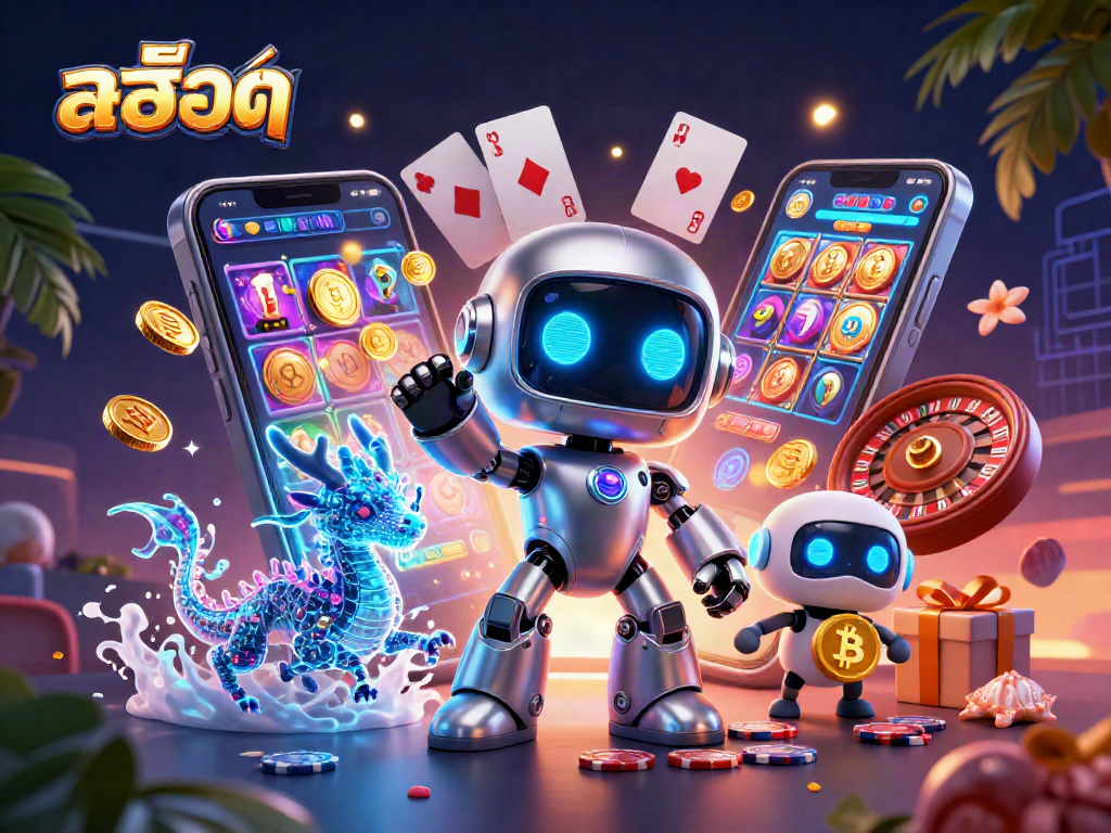 Play สล็อต with thrilling spins, vibrant slot game visuals, and captivating casino elements.