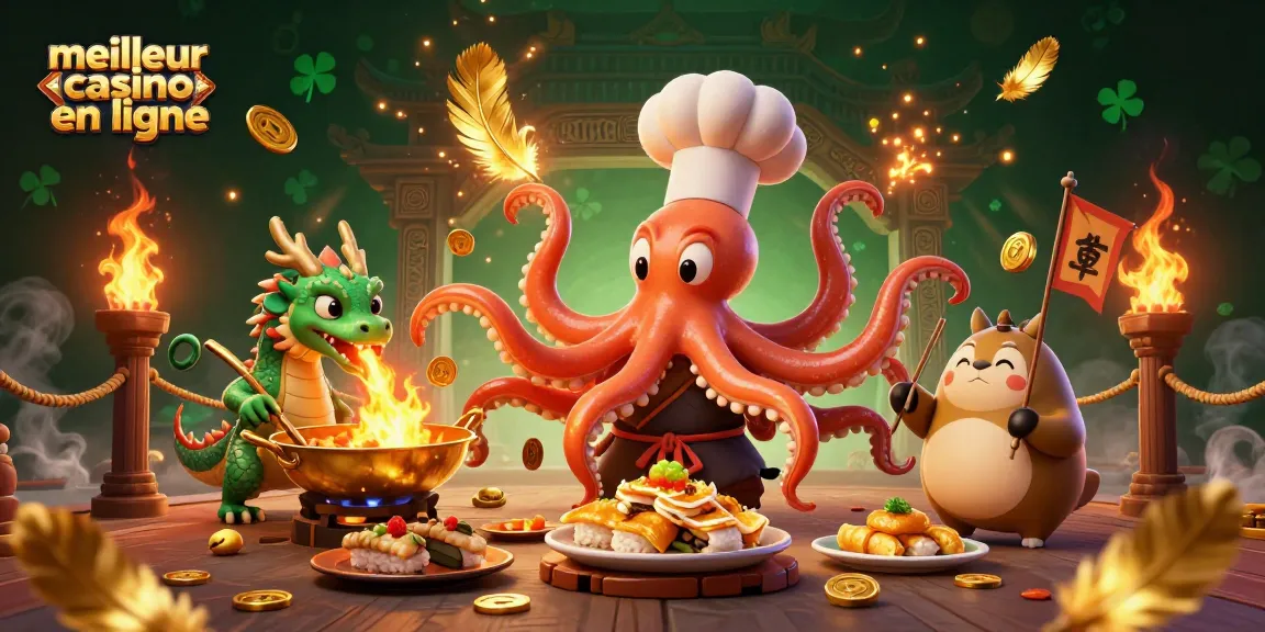 Vivez l'expérience captivante du meilleur casino en ligne avec notre illustration dynamique.