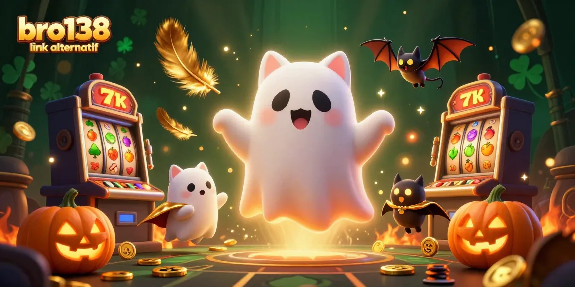 Spin the reels with the bro138 link alternatif while hunting glowing treasures and battling with a charming ghost cat.