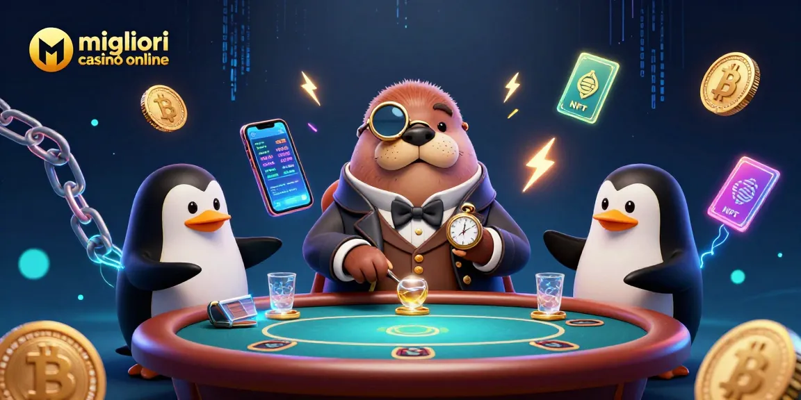 Scopri i migliori casinò online con una scena avvincente di un gioco di poker sottomarino.